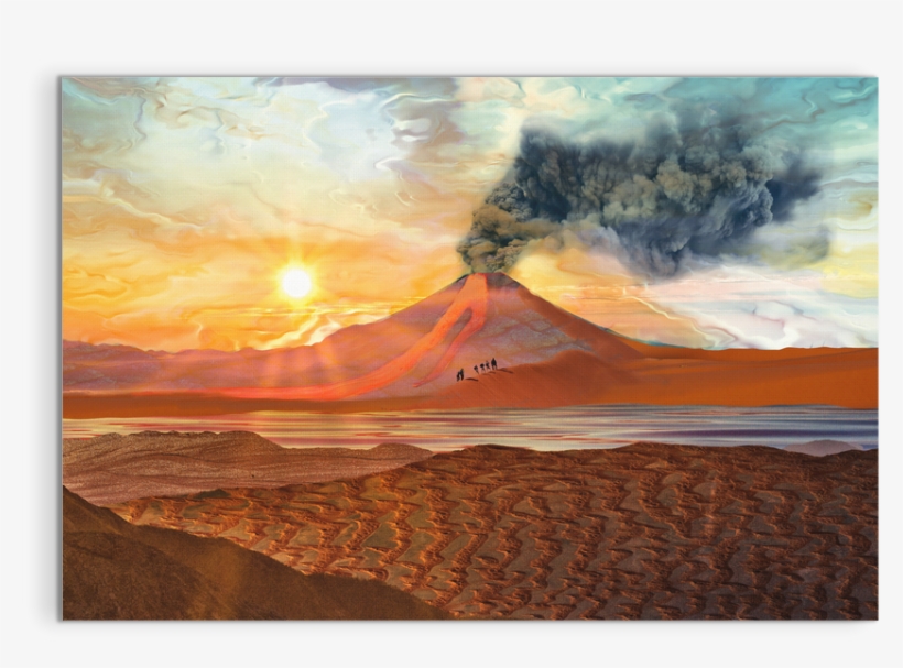 Lava Flow Canvas - Lava, transparent png
