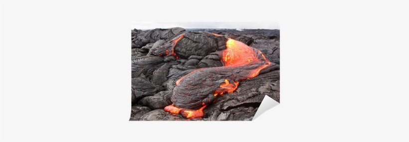 Poster: Sepp's Active Pahoehoe-type Lava Flow, transparent png