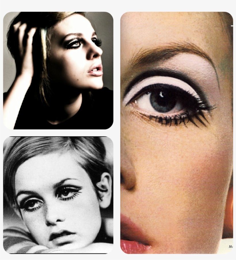 Applying A Cut-crease Look To The Eyes Means To Put - Cut Crease Twiggy Makeup, transparent png