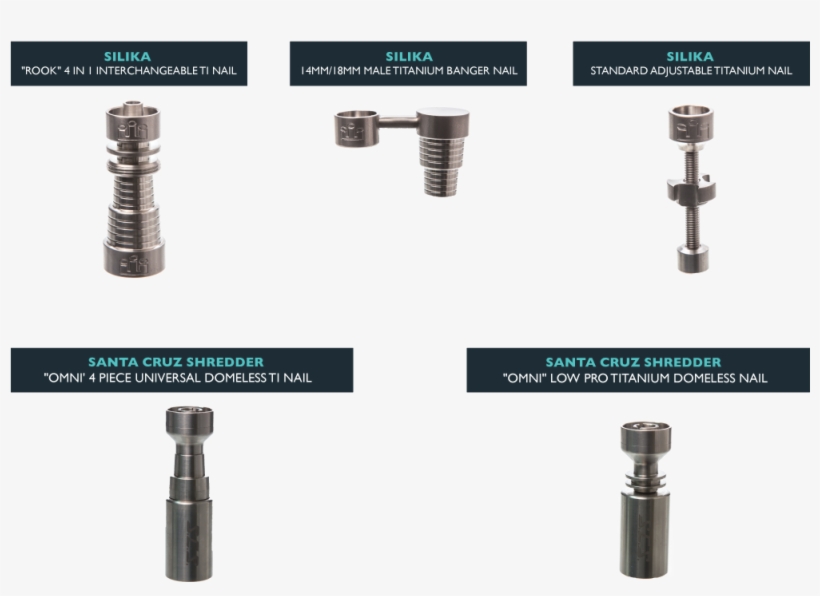 Different Titanium Nails - Titanium, transparent png