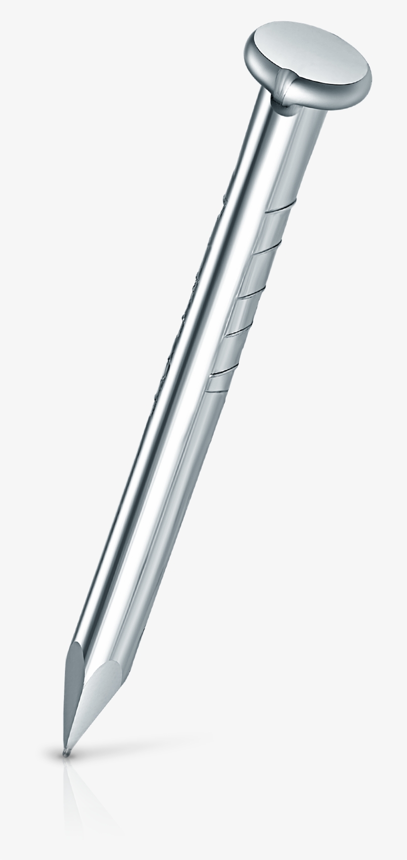 Smooth Shank Concrete Nail Round Smooth Shank Concrete - Concrete, transparent png