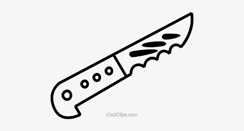Steak Knife Royalty Free Vector Clip Art Illustration - Illustration, transparent png