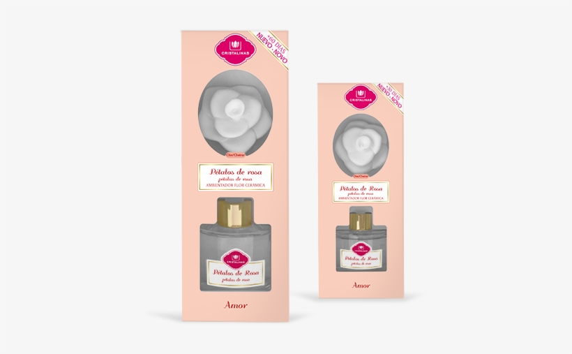 Nuevo Ambientador Flor De Cerámica Cristalinas Con - Perfume, transparent png