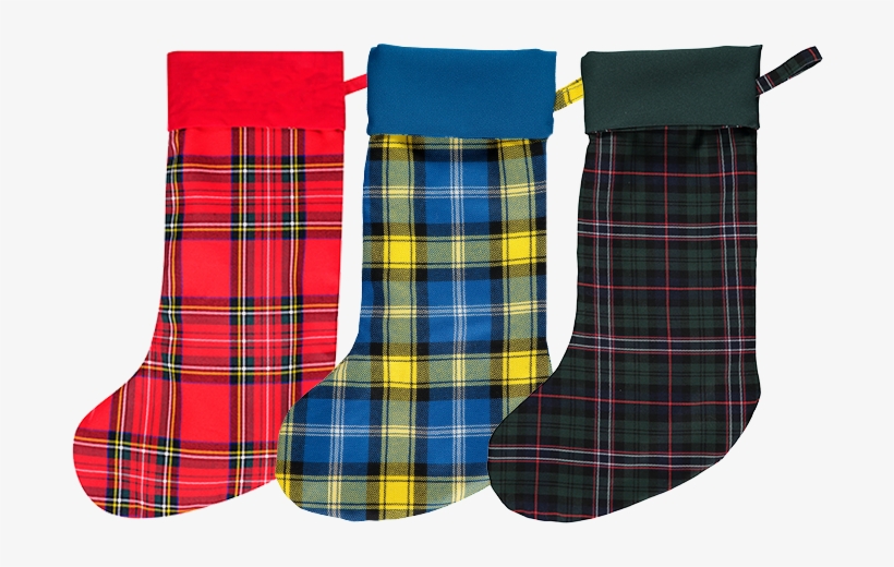 Start Creating Your Custom Made Tartan Christmas Stockings - Tartan Christmas Stocking, transparent png