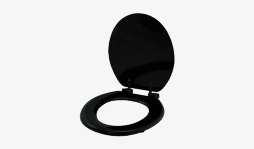 Black Toilet Seat - Toilet, transparent png
