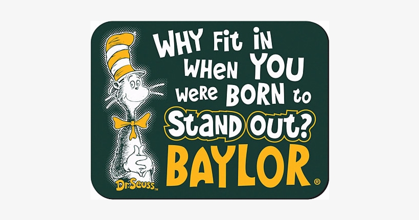 Eureka Dr. Seuss Vertical Classroom Banner Cat, transparent png