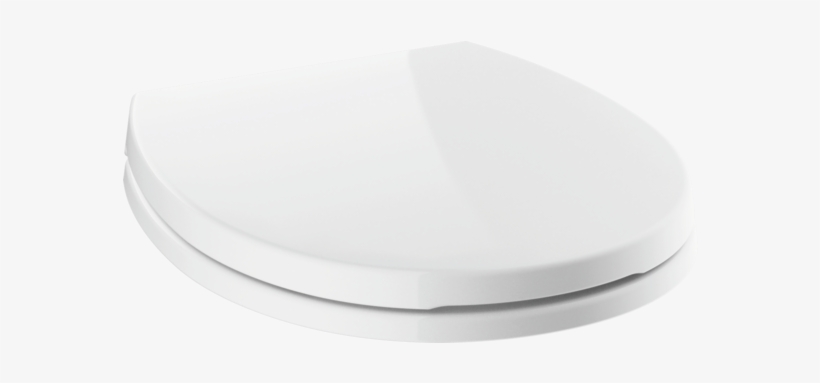 Round Front Standard Close Toilet Seat - Seat, transparent png