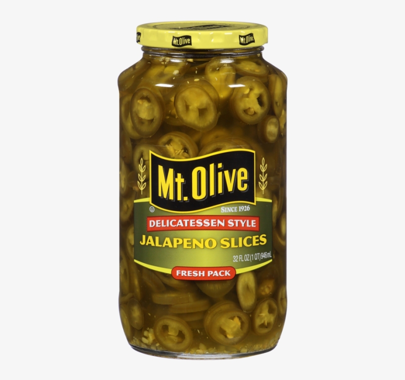Jalapeno Slices - Mt. Olive Sweet Salad Cubes Pickles 8 Oz Jar, transparent png