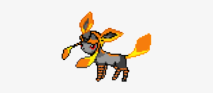 Candy Corn Glaceon - Cartoon, transparent png