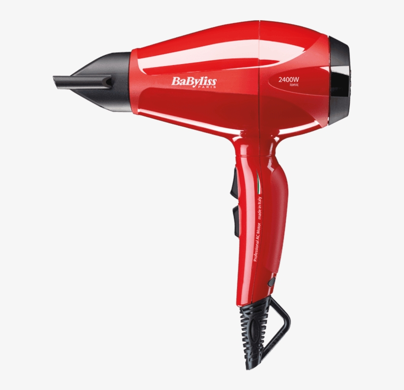 Pro Intense Red - Seche Cheveux Babyliss Rouge, transparent png