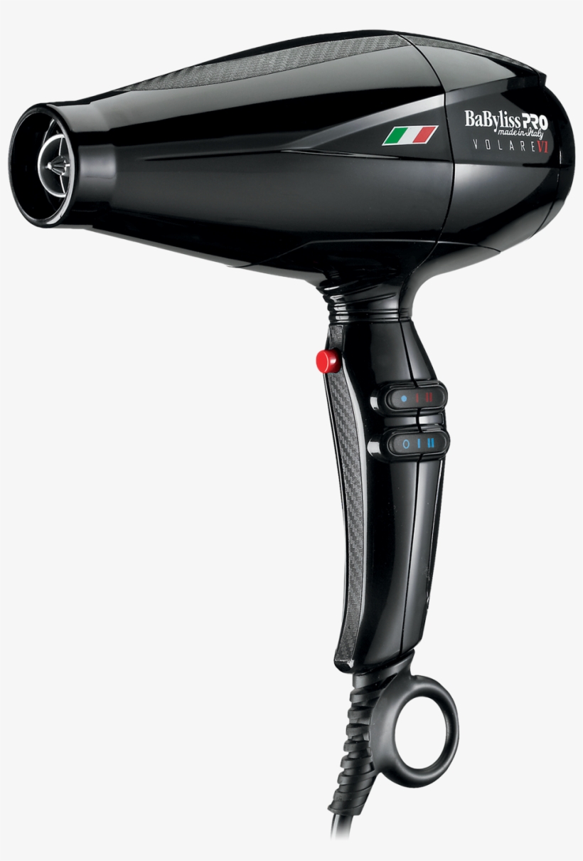 Pro Ferrari Black Volare V1 Blow Dryer - Babyliss Pro Ferrari Black Volare V1 Blow Dryer, transparent png