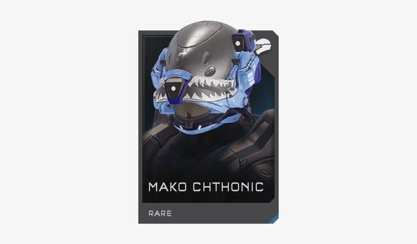 Reaper Looks Like Something From The Raccoons - Halo 5 Mako Chthonic Helmet, transparent png
