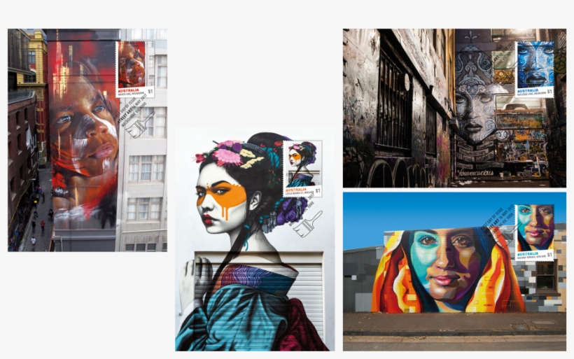 Street Art Set Of Maxicards - Hosier Inc. Paint Up Project Round 1. Adnate, transparent png