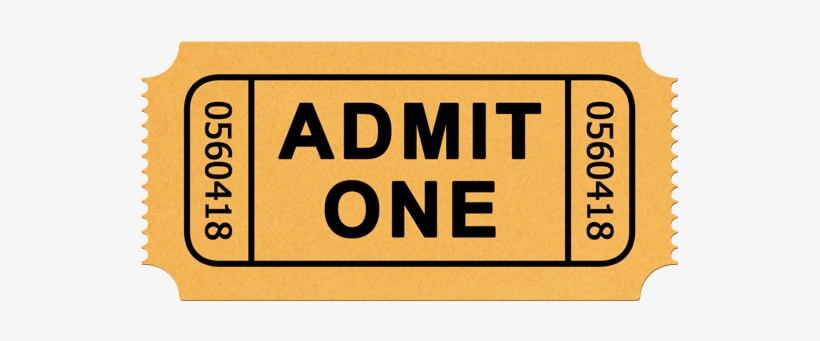 Image Of Smba Alumni Reunion Weekend Tickets - Admit One Movie Ticket, transparent png
