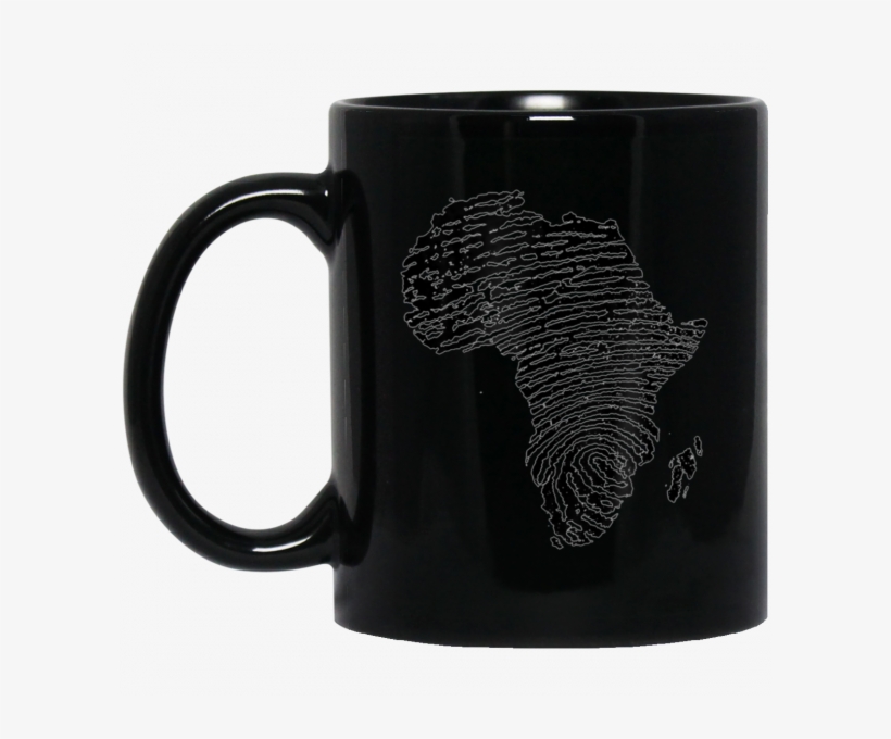Africa Continent Dna Fingerprint African Black Pride - Mug, transparent png