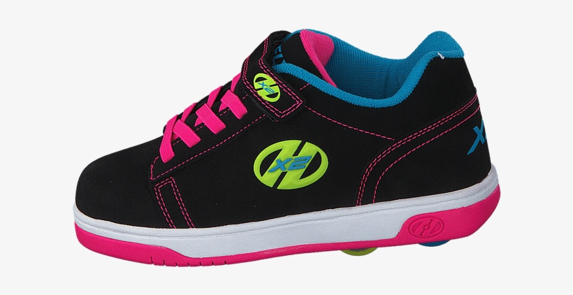 Heelys Heelys Dual Up Black/neon Multi Sneakers & Sportsko - Heelys X2 Dual Up Black/pink Uk 13, transparent png