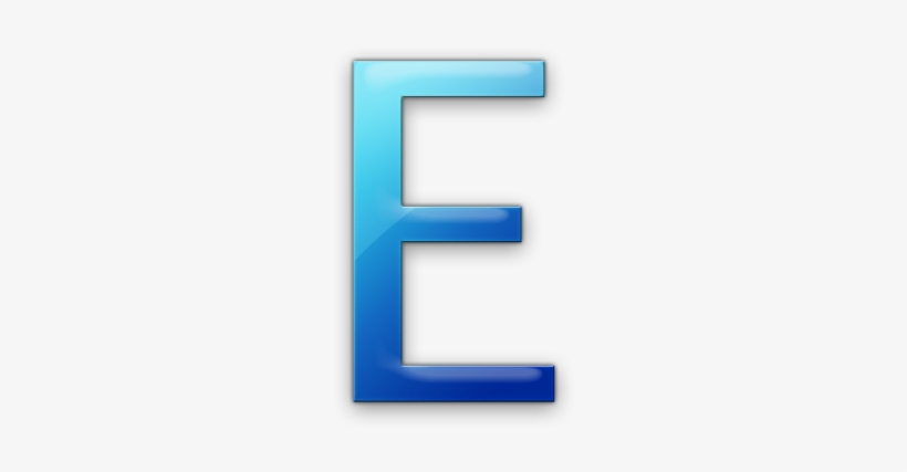 Letter E Blue Png, transparent png