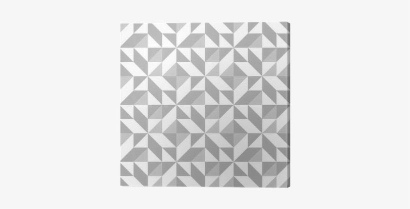 Abstract Seamless Pattern With Grey Triangle Canvas - Vector Graphics, transparent png