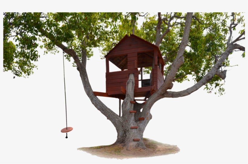 Tree House With Swing Png Stock Photo 0179 By Annamae22 - Tree With Swing Png, transparent png