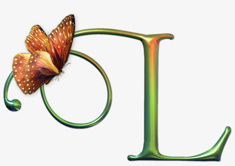 Icones Decorative Images Alphabet - Monogram Butterfly Fantasy L Large Tote Bag, transparent png
