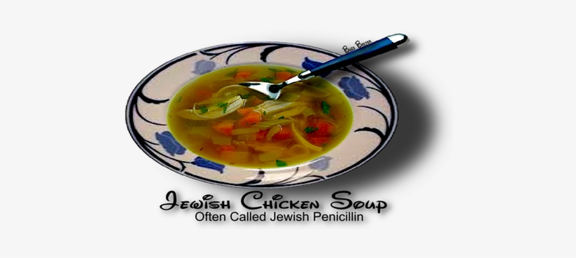 Jewish Chicken Soup Or Jewish Penicillin - Chicken Soup, transparent png