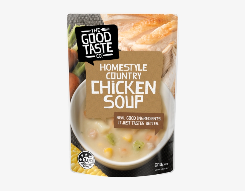 Homestyle Country Chicken Soup 600g - Good Taste Soup, transparent png