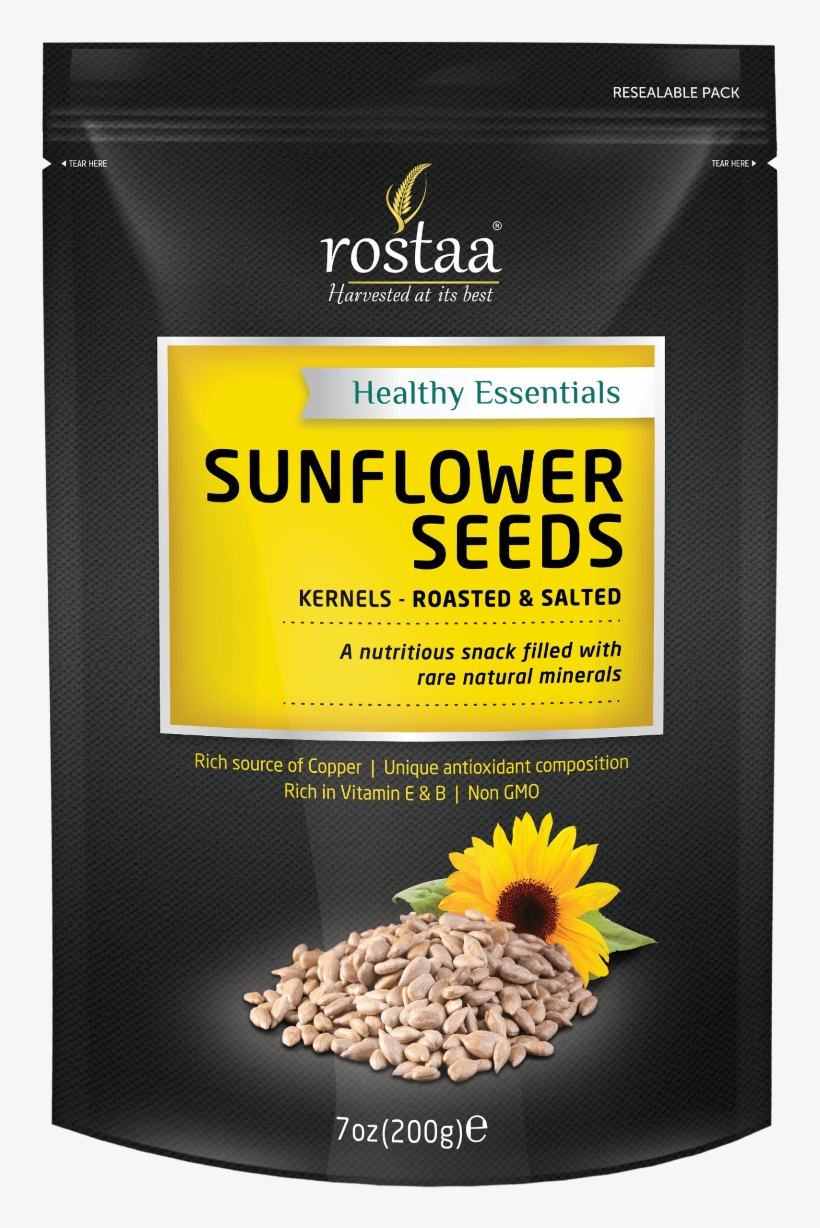 Rostaa Pumpkin Seeds With Shell, 200gm, transparent png