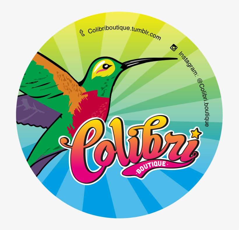 Logo Design And Illustrations For Colibri Boutique - Illustration, transparent png