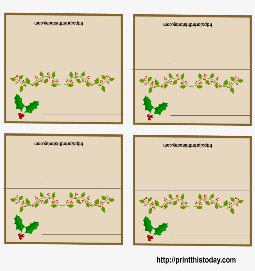 Table Card Christmas Templates - Free Printable Stationary, transparent png
