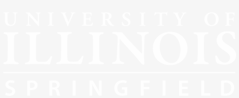 5 Inches Wide White Text - University Of Illinois Springfield Logo, transparent png