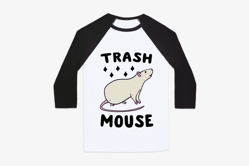 Trash Mouse Baseball Tee - Mess With Crabo You Get A Stabo Shirt, transparent png