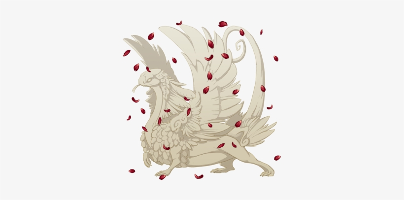 Red Rose Flowerfall Coatl F - Luminous Halo Flight Rising, transparent png