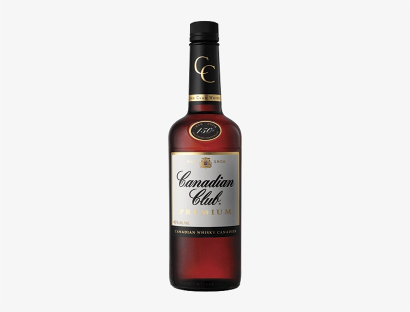 Canadian Club Whisky - Canadian Club Premium Whiskey - 750 Ml Bottle, transparent png