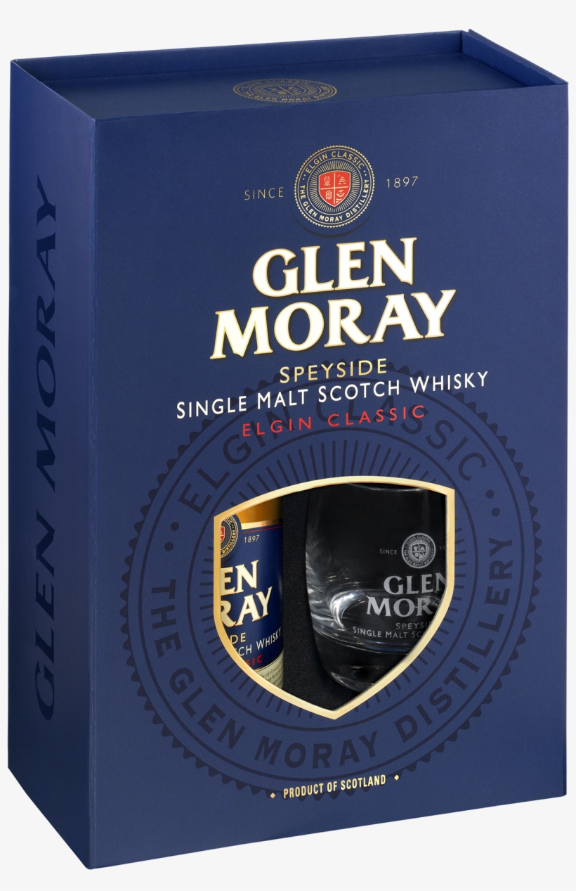 Glen Moray Classic Scotch Whisky Glasses Gift Pack, transparent png