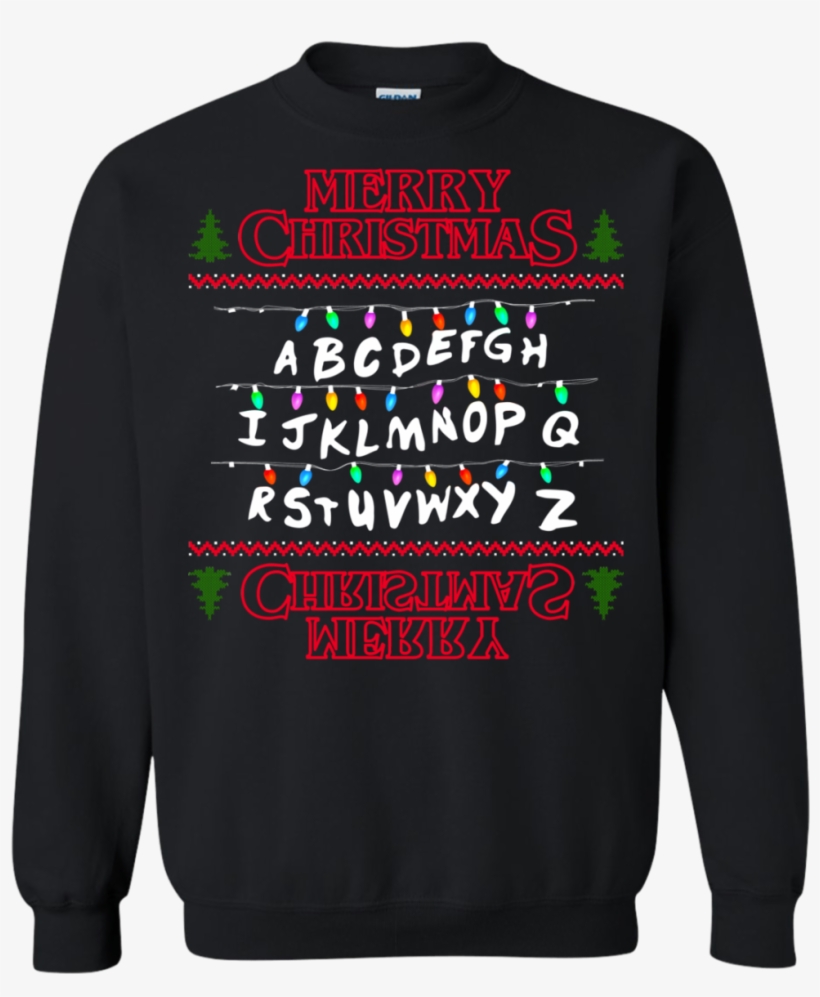 Stranger Things Merry Christmas Alphabet Light Ugly - Handmade Stranger Things Christmas Jumper Unisex The, transparent png