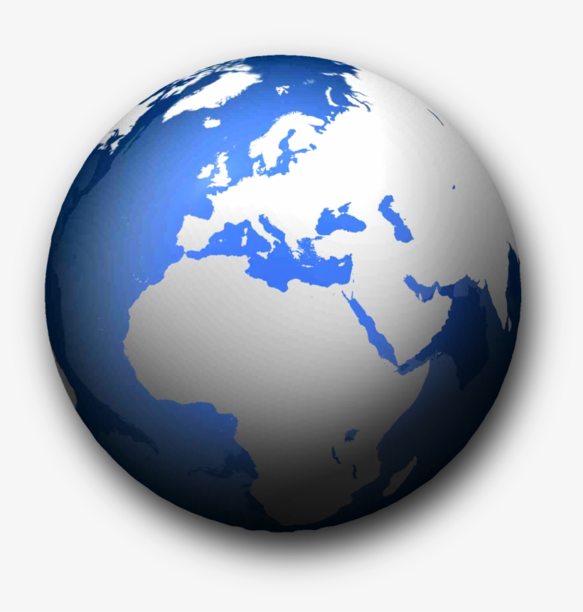 Earth Globe Png - Globe Middle East Png, transparent png