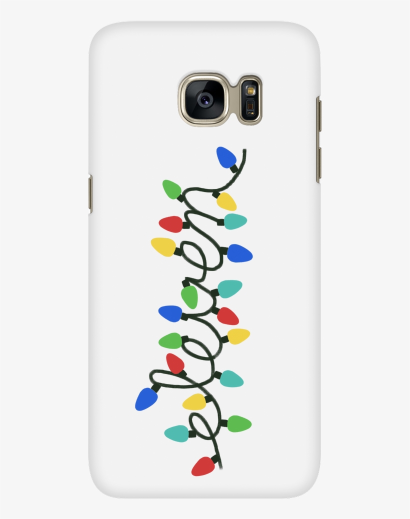 Eleven Christmas Lights Phone Case Inspired By Stranger - Tasse Des Lit-elf, transparent png