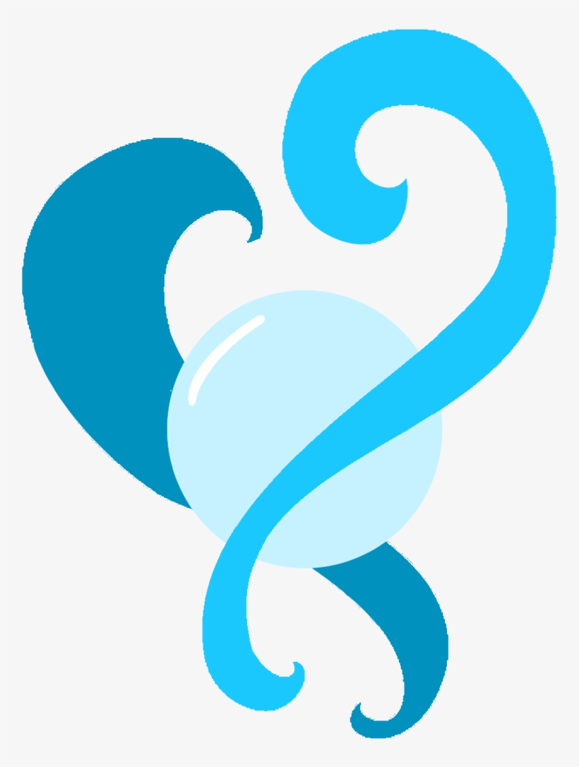 Raindrops Clipart Cutie Mark - Mlp Blue Cutie Marks, transparent png