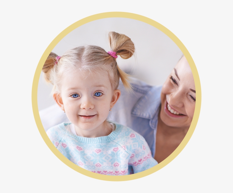 Girl And Teacher Color Frame - Mother, transparent png