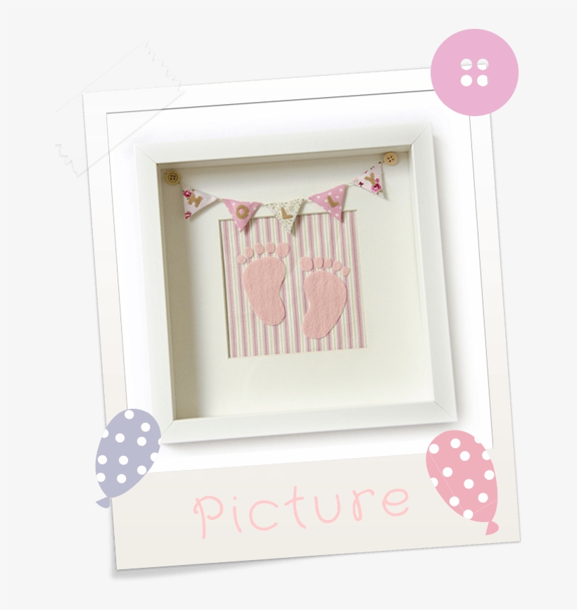 Image Of Personalised Baby Bunting Frame - Polka Dot, transparent png