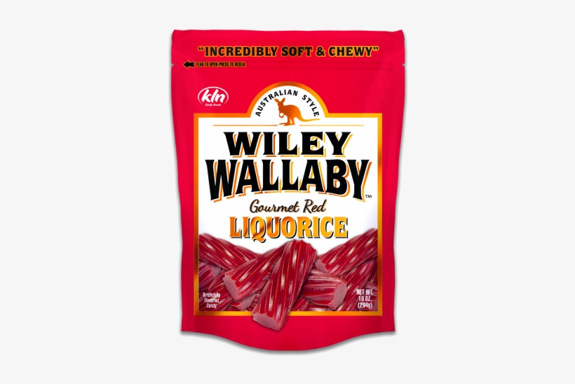 Red Australian > Cherry Twizzlers Pull'n Peel > Strawberry - Wiley Wallaby Licorice, transparent png