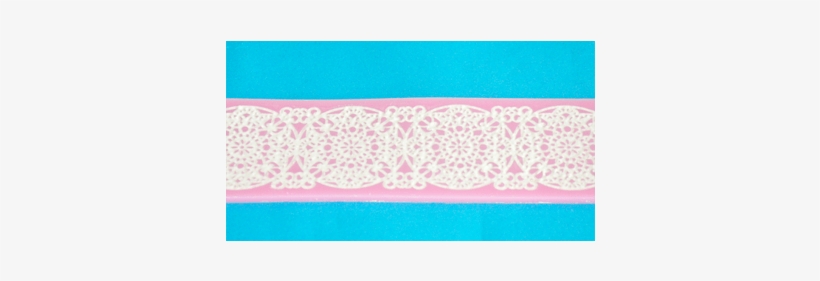 210×65×3mm Round Flower Chain Lace Mat - Lace, transparent png