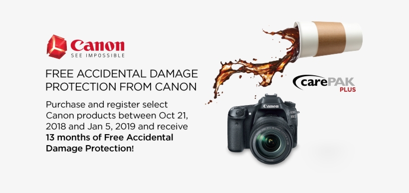 Canon Carepak Plus - Canon Eos 80d W Ef S18 135mm F3.5, transparent png
