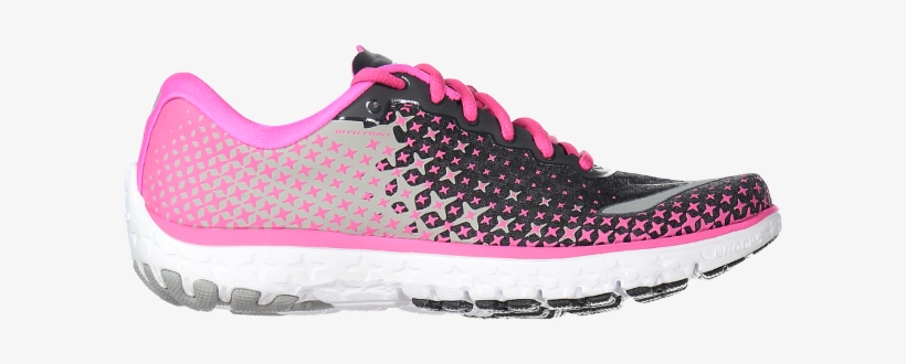 Brooks Women's Pureflow 5 Road-running Shoes Anthracite/pink, transparent png