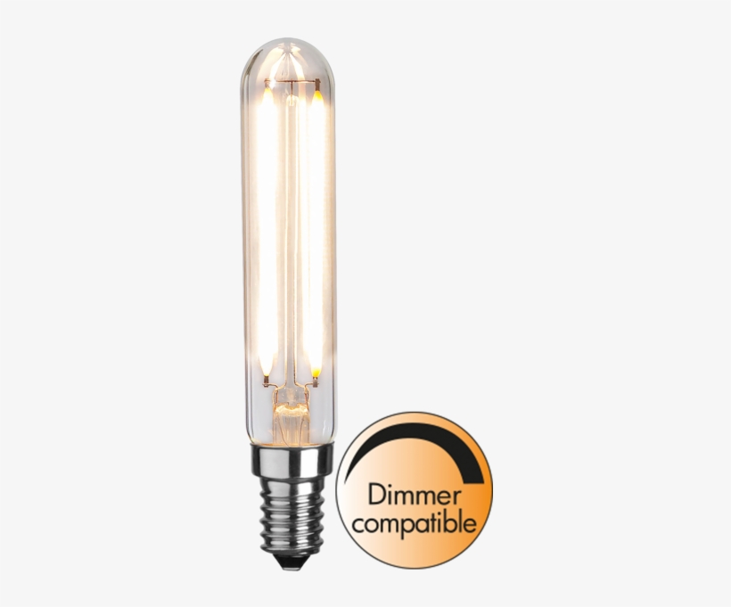 Led Lamp E14 T20 Filament - Filament Led E14 Buislamp, transparent png