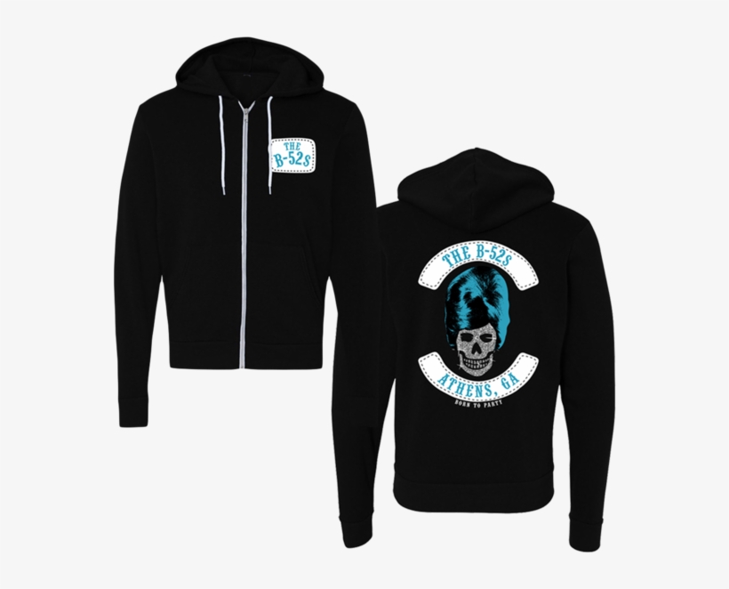 Biker Skull Hoodie - Hoodie, transparent png