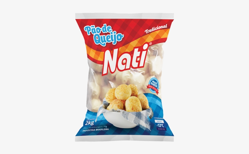 Nati Pão De Queijo Nati Tradicional - Pao De Queijo Industrial, transparent png