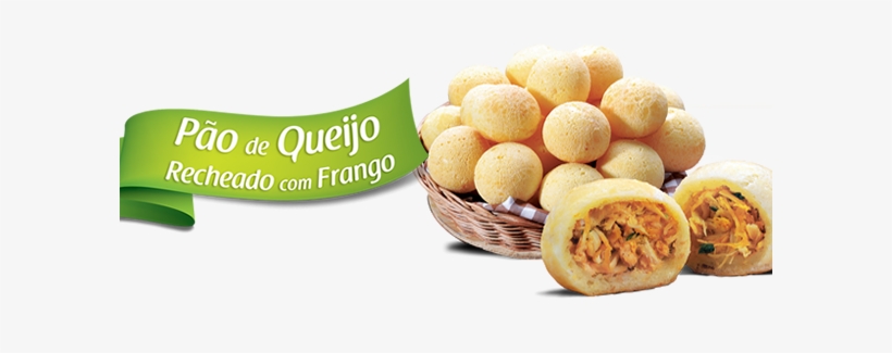 Pão De Queijo Recheados De Frango - Pão De Queijo Recheado Com Frango, transparent png