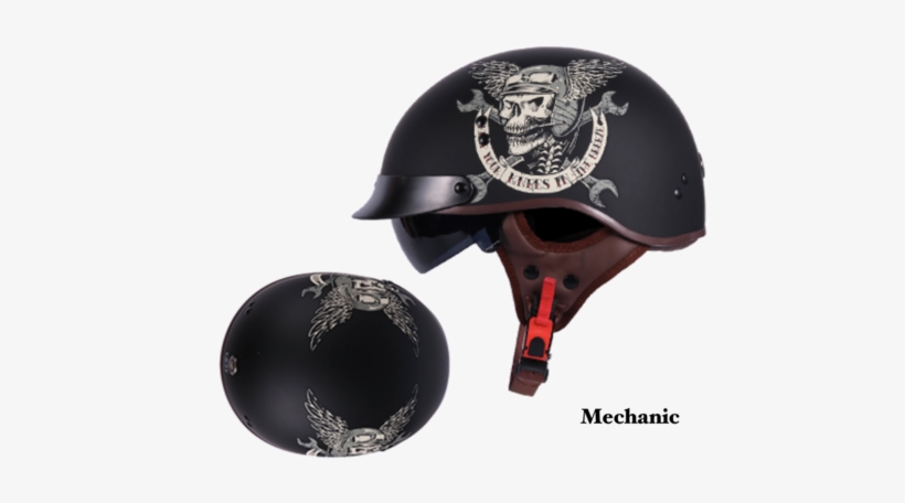 From Lucky Skull To Shura, We've Created These Beauties - Cascos Motos Vintage, transparent png