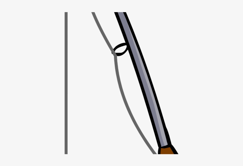 Fishing Pole Clipart Hook - Fishing Rod, transparent png